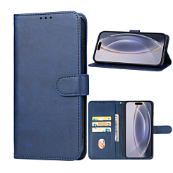 Leather Folio Case For A53- Blue