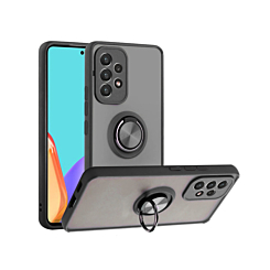 Matte Ring Stand Case For A53- Black