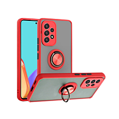 Matte Ring Stand Case For A53- Red