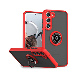 Matte case with ring stand For A54- Red