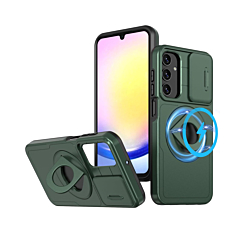 Shockproof Ring Stand Case For A55- Green