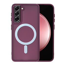 Matte Case With MagSafe For S22- Burgundy