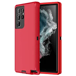 Defender Case For S22 Ultra- Red