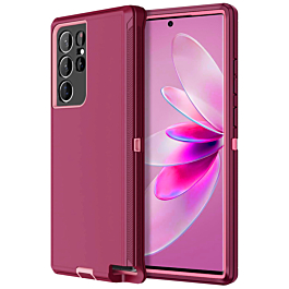 Defender Case For S22 Ultra- Magenta