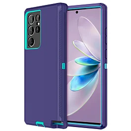 Defender Case For S22 Ultra- Purple