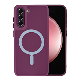 Matte Case Wireless Charging For S23- Maroon