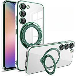 Gloss Case Wireless Charging Kickstand For S23- Green