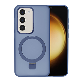Matte Case Wireless Charging Vertical Kickstand For S23- Blue