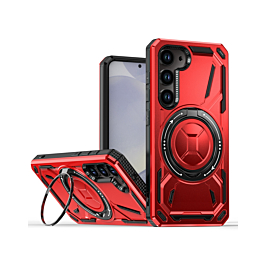 Shockproof Case Magsafe KickStand For S23- Red