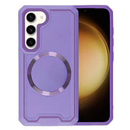 Slip proof  Case with Magsafe For S23- Purple