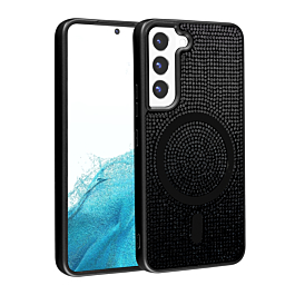 Full Glitter case With Magsafe For S23- Black