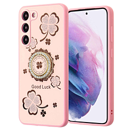 Luxury Design With Ring For S23FE- Pink