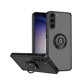 Matte Case with Ring Stand For S23FE- Black