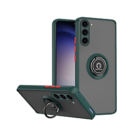 Matte Case with Ring Stand For S23FE- Green