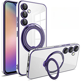 Gloss Case with MagSafe Stand For S23FE- Purple