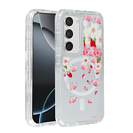 Floral Design Case For S23 Plus- 3