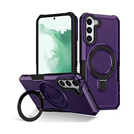 ShockProof Case With MagSafe KickStand For S23 Plus- Purple
