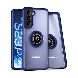 Matte Case With Ring Stand  For S23 Plus- Blue
