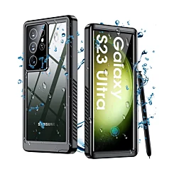WaterProof Case For S23 Ultra- Black