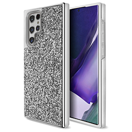 Full Glitter Case For S23 Ultra- Silver