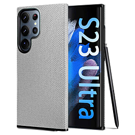 ShockProof Case For S23 Ultra- Silver