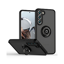 Simple Case With Ring Stand For S24/S25 - Black
