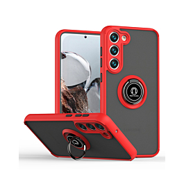 Simple Case With Ring Stand For S24/S25 - Red
