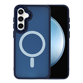 Matte Case With Wireless Charging For S24 FE - Blue