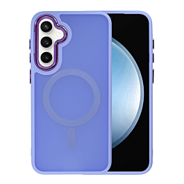 Matte Case With Wireless Charging For S24 FE - Purple