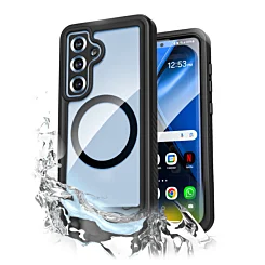 Water Proof Case For S24 Plus/ S25 Plus - Black