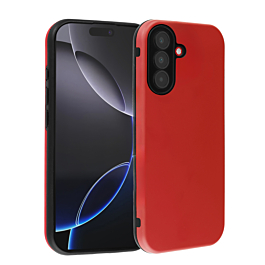 Full Cover Silicone Case For S24 Plus/ S25 Plus - Red