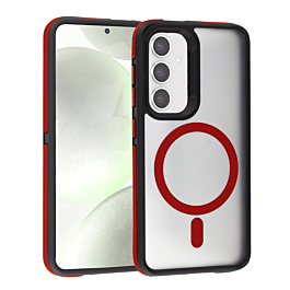 Matte TPU MagSafe Case For S24 Plus/ S25 Plus - Red