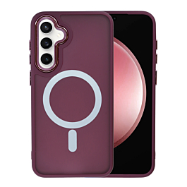 Matte MagSafe Case For S24 Plus/ S25 Plus - Maroon