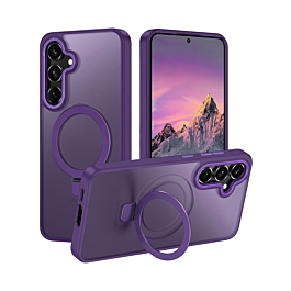 Matte MagSafe Kickstand Case For S24 Plus/ S25 Plus - Purple