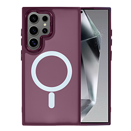 Matte Case With Magsafe For S24 Ultra - Maroon