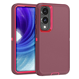 Defender Case For S25 edge- Maroon