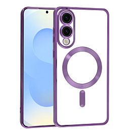 Shiny Case With Magsafe For S25 edge- Purple