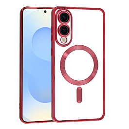 Shiny Case With Magsafe For S25 edge- Red