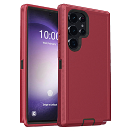Defender Case For S25 Ultra- Red