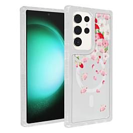 Floral Case With MagSafe For S25 Ultra- 2
