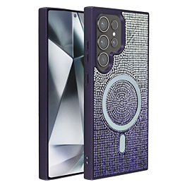 Full Glitter Case With Magsafe For S25 Ultra- Purple