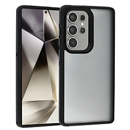 Matte Silicone For S25 Ultra- Black