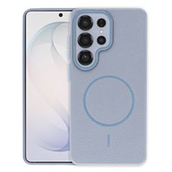 Leather Case For S25 Ultra- Light Blue