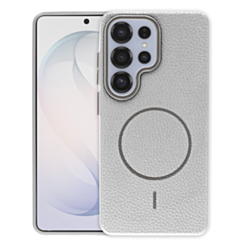 Leather Case For S25 Ultra- Gray