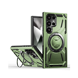 Rugged Case With MagSafe Kickstand For S25 Ultra- Green