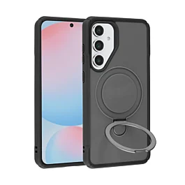 Matte Case With MagSafe Kickstand For S25 FE- Black
