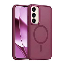 Matte Case with MagSafe For S25 FE- Maroon