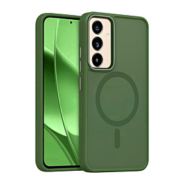 Matte Case with MagSafe For S25 FE- Green