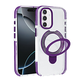 Gloss Case with MagSafe Kickstand For S25 FE- Purple