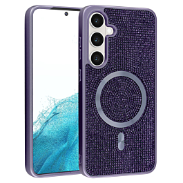 Full Glitter Case With MagSafe For Galaxy S26- Purple